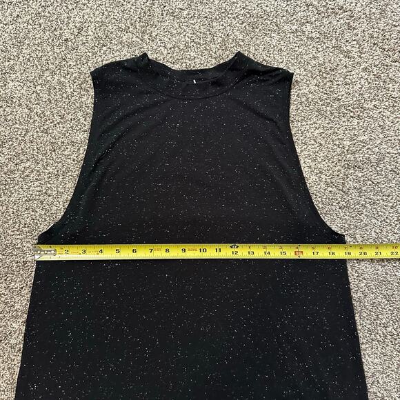 Lululemon black speckle print sleeveless tank top - Picture 8 of 9